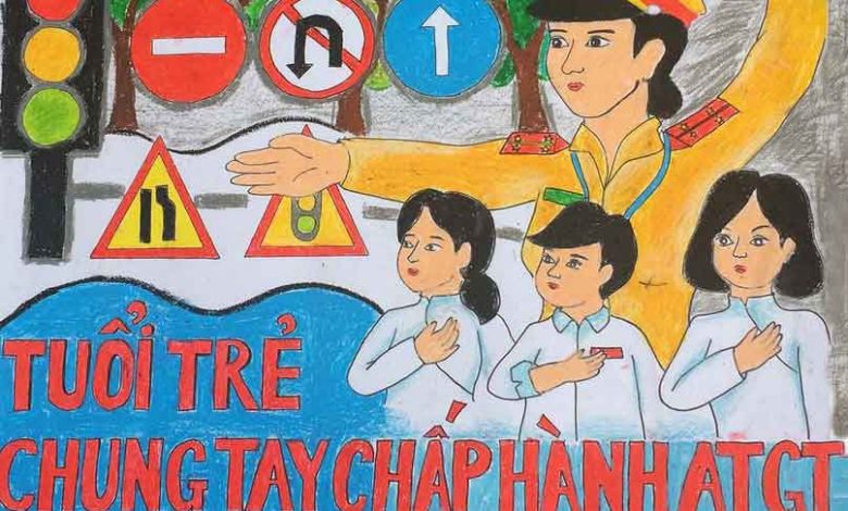 Vẽ tranh an toàn giao thông lớp 1,2,3,4,5,6,7,8,9 Vẽ tranh an toàn giao thông lớp 1,2,3,4,5,6,7,8,9