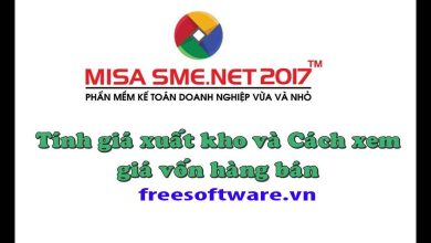 Xem chi tiết chênh lệch giữa giá bán và giá vốn trong phầm mềm MISA thì làm thế nào?