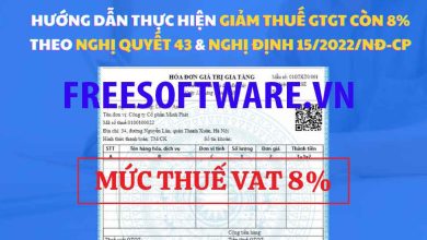 Hướng dẫn lập hóa đơn GTGT khi giảm thuế GTGT xuống 8% theo Nghị quyết 43/2022/QH15, Nghị định 15/2022/NĐ-CP