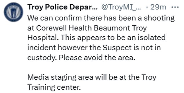 Michigan hospital under lockdown with active shooter