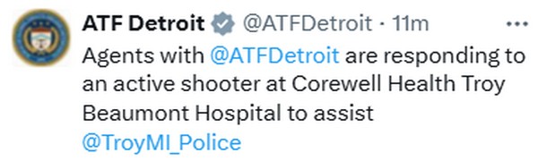 Michigan hospital under lockdown with active shooter